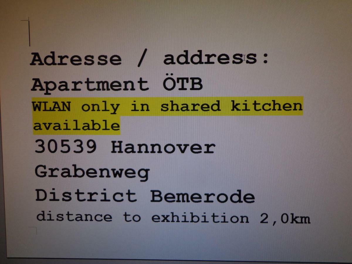 Apartments Naehe Messe - Room Agency Hannover Eksteriør billede